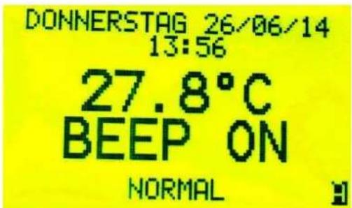 Wamsler WP 2-8 - ENABLING / DISABLING THE "BEEP" AUDIO SIGNAL: - 3