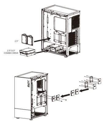 2.5" 2.5"/3.5" COMBO DRIVE