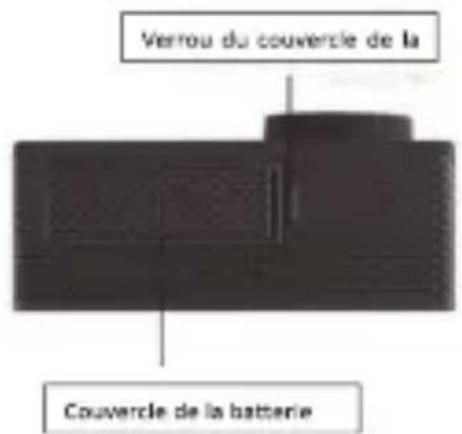 Verrou du couvercle de la Couvercle de la batterie