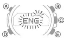 CASIO Edifice ECB-800 - Définition de la langue du jour de la semaine - 2