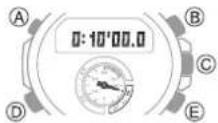 CASIO Edifice ECB-800 - Utilisation de la minuterie - 1