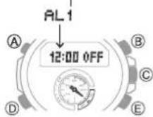 CASIO Edifice ECB-800 - Activation/Désactivation d'une alarme ou du signal sonore horaire - 1