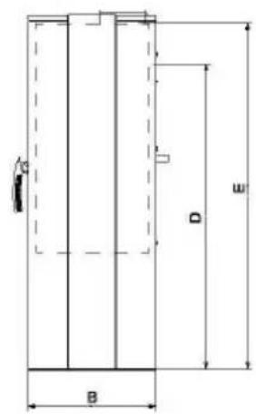 Wamsler Gamma - Disegno dimensionale - 1