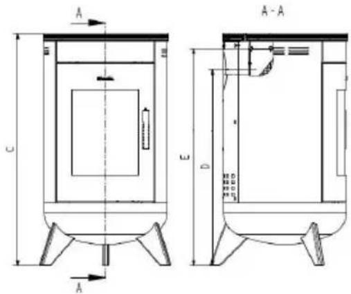 Wamsler Gamma - Dimensional drawings - 4