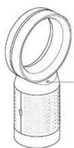 DYSON Purifier Cool Formaldehyde TP09 - Potencia y monitorización continua - 1