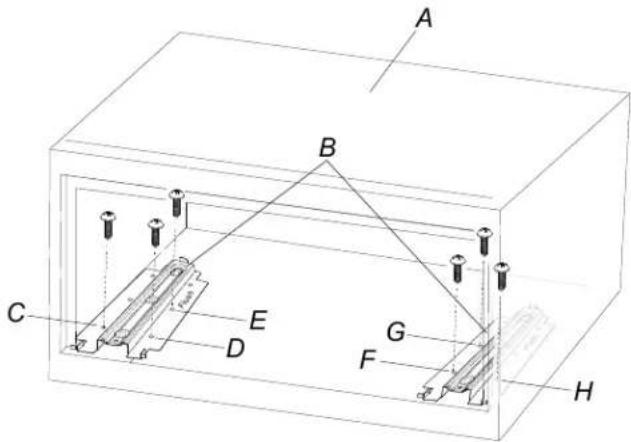 WHIRLPOOL YWMBT7030SV - Install the Rails-Flush - 4