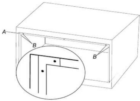 WHIRLPOOL YWMBT7030SV - Install the brackets (for flush installation only) - 3