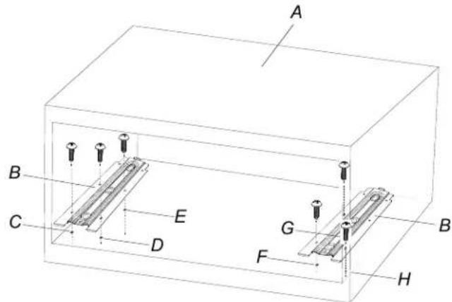 WHIRLPOOL YWMBT7030SV - Install the Rails-Standard - 4