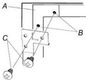 WHIRLPOOL YWMBT7030SV - Install the brackets (for flush installation only) - 4