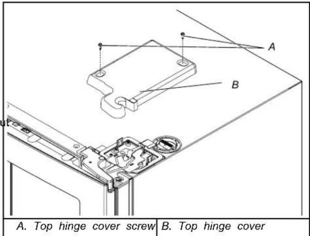 WHIRLPOOL WRFC5236RZ - Remove Right-Hand Refrigerator Door - 1