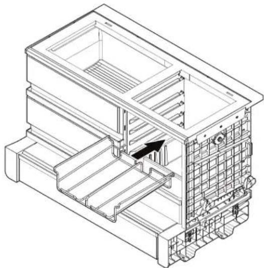 WHIRLPOOL WRFC5236RZ - Pull Out Tray Can Rack (available for some models as accessory only): - 1