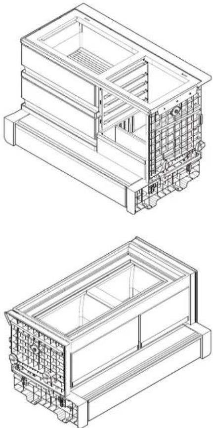 WHIRLPOOL WRFC5236RZ - Retrait et réinstallation des tiroirs : - 1