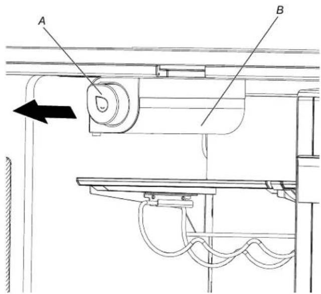 WHIRLPOOL WRFC5236RZ - Left Hand Side of Refrigerator Ceiling - 2