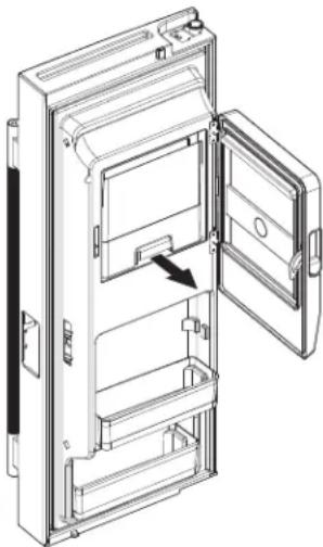 WHIRLPOOL WRFC5236RZ - Retrait et réinstallation du bac d'entreposage à glaçons - 1