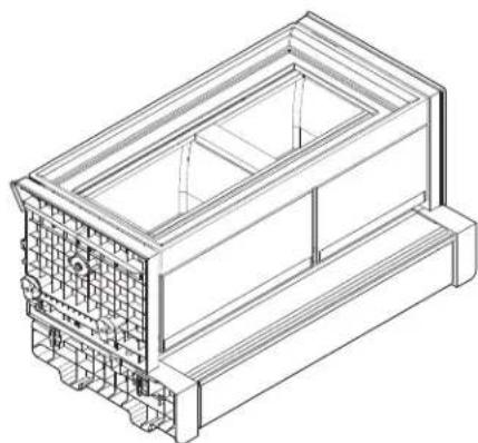 WHIRLPOOL WRFC5236RZ - To retract and extend the front section of the shelf: - 3