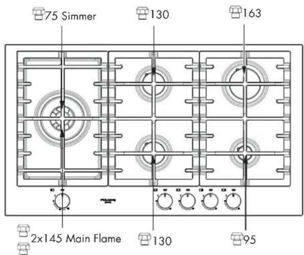 Fulgor Milano F4MEGK36S1 - Pressure regulator conversion - 8
