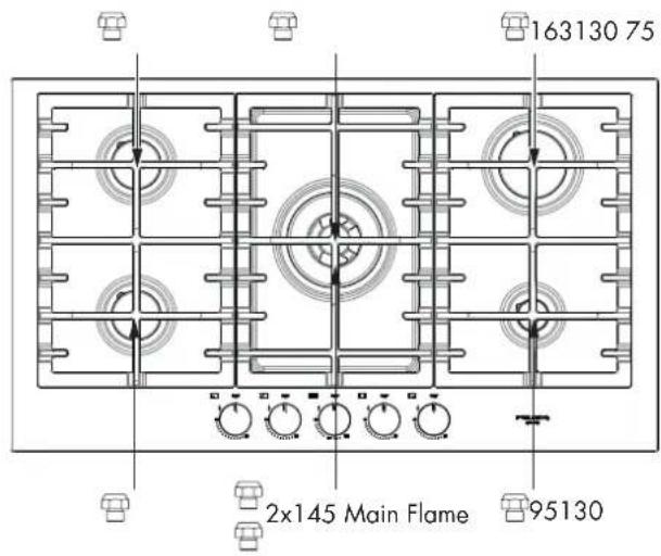 Fulgor Milano F4MTGK36S1 - Inj-pos-36" - 1