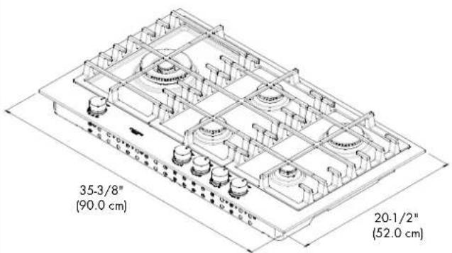 Fulgor Milano F4MTGK36S1 - - Conditions Requires Gaz 10 - 4