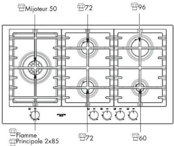 Fulgor Milano F4MTGK36S1 - Inj-pos-30" - 2