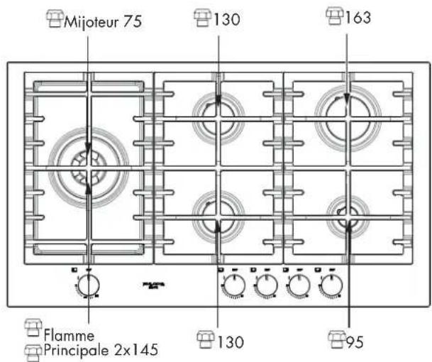 Fulgor Milano F4MTGK36S1 - Inj-pos-30" - 1