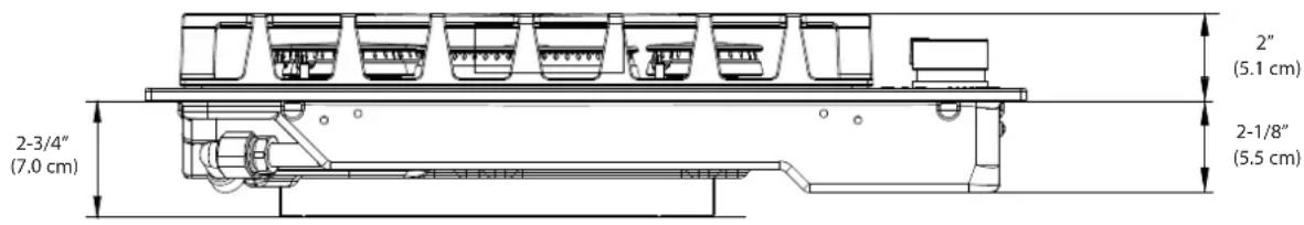 Fulgor Milano F4MTGK36S1 - - Conditions Requires Gaz 10 - 5
