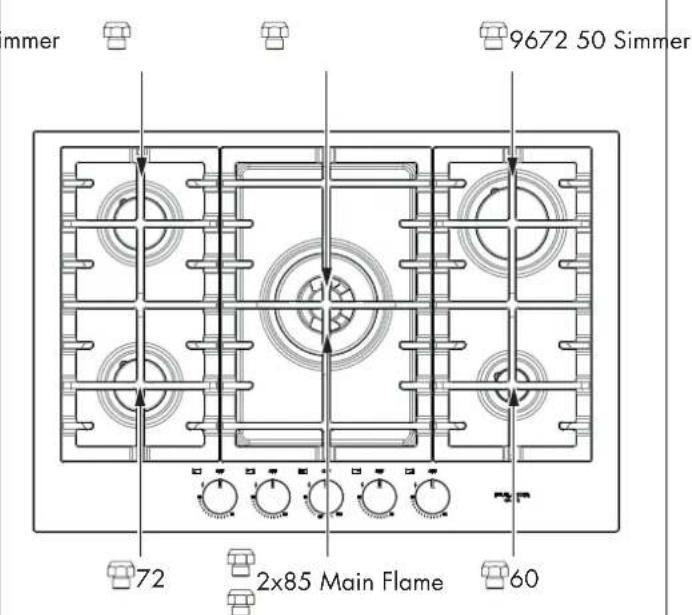 Fulgor Milano F4MEGK36MB1 - Pressure regulator conversion - 5
