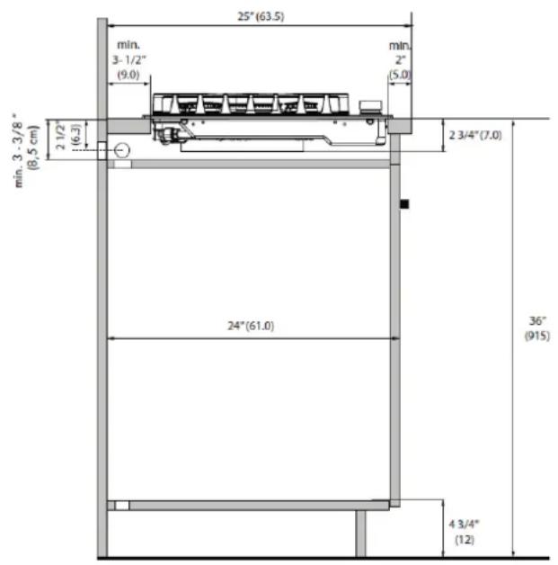 Fulgor Milano F4MEGK36MB1 - - Conditions Requires Gaz 10 - 7