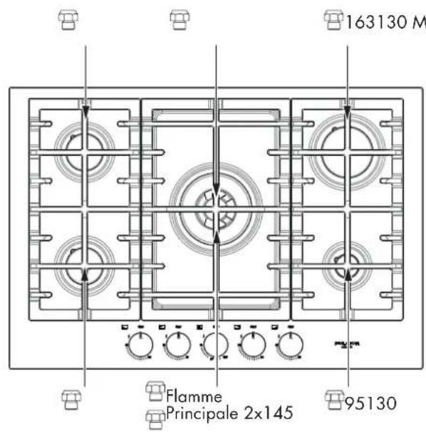 163130 M Flamme Principale 2x145 95130