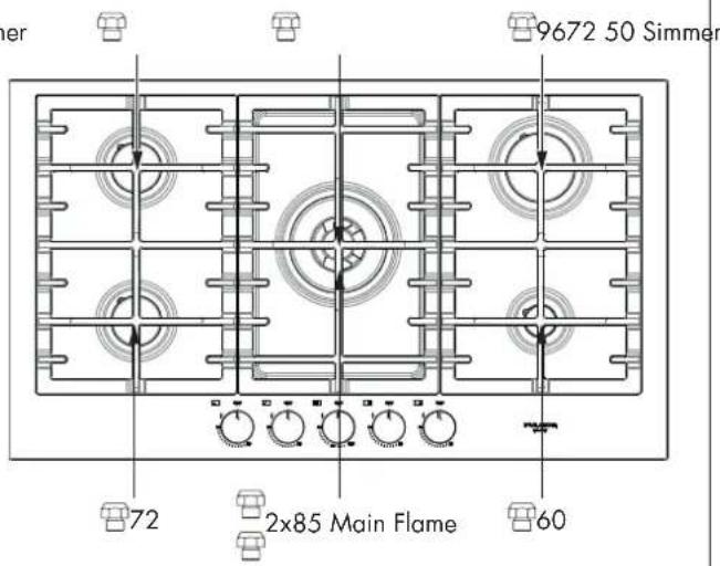 Fulgor Milano F4MTGK36MB1 - Pressure regulator conversion - 10