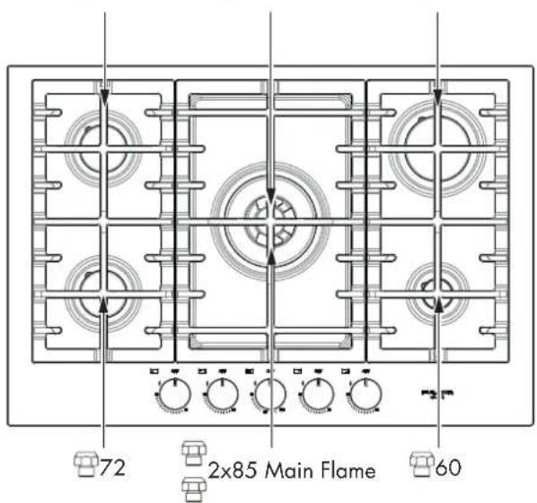 Fulgor Milano F4MTGK36MB1 - Pressure regulator conversion - 8