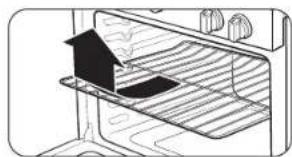 SAMSUNG NSE6DB850212 - To insert an oven rack - 1