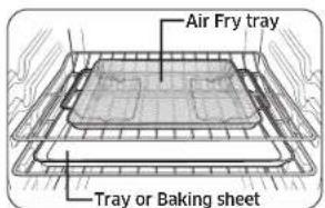 SAMSUNG NSE6DB850212 - How to set the oven for Air Fry mode - 1