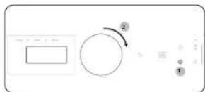 SAMSUNG NSE6DB850212 - To set the clock - 1