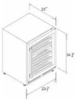 Maxximum MAXWIDZ46GDP - ÿ BUILT – IN CABINET INSTRUCTIONS - 2