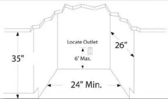 Maxximum MAXWIDZ46GDP - ÿ BUILT – IN CABINET INSTRUCTIONS - 1
