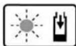 BOSCH PS21 - CHARGER INDICATORS, SYMBOLS AND MEANING (Model BC430) - 2