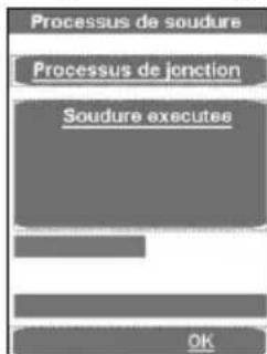 Processus de soudure Processus de junction Soudure executes OK