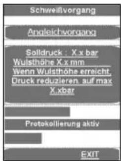 ROTHENBERGER ROWELD P500B Premium CNC SA - Schweißvorgang Premium-Modus: - 3