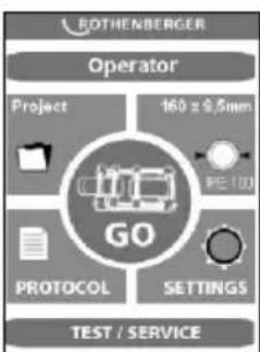ROTHENBERGER ROWELD P500B Premium CNC SA - Ustawianie daty i godzony - 1