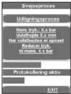 ROTHENBERGER ROWELD P500B Premium CNC SA - Svejseproces i Premium-tilstand: - 3