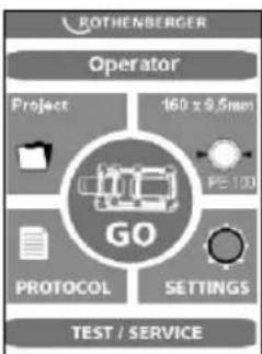 ROTHENBERGER ROWELD P500B Premium CNC SA - Настройка на дата и час - 1