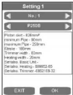 ROTHENBERGER ROWELD P500B Premium CNC SA - Setting up or selecting machine configurations - 2