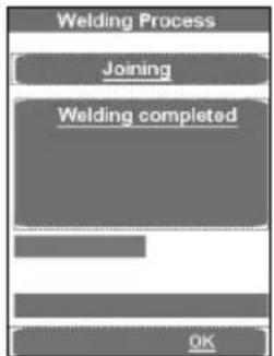 ROTHENBERGER ROWELD P500B Premium CNC SA - Welding process in premium mode: - 8