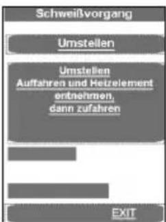 ROTHENBERGER ROWELD P500B Premium CNC SA - Schweißvorgang Premium-Modus: - 5