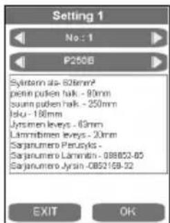 ROTHENBERGER ROWELD P500B Premium CNC SA - Konfigurointien luominen ja valitseminen - 2