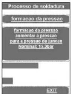 ROTHENBERGER ROWELD P630 Premium CNC SA - Processo de soldadura no modo Premium: - 6