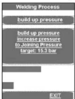 ROTHENBERGER ROWELD P630 Premium CNC SA - Welding process in premium mode: - 6