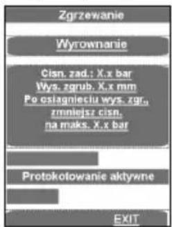 ROTHENBERGER ROWELD P630 Premium CNC SA - Proces zgrzewania w trybie premium: - 3