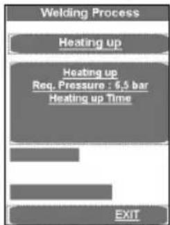 ROTHENBERGER ROWELD P630 Premium CNC SA - Welding process in premium mode: - 4