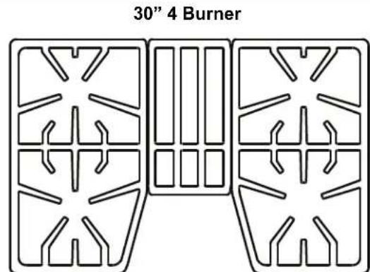 THERMADOR SGSX365FS - Burner Grates - 1